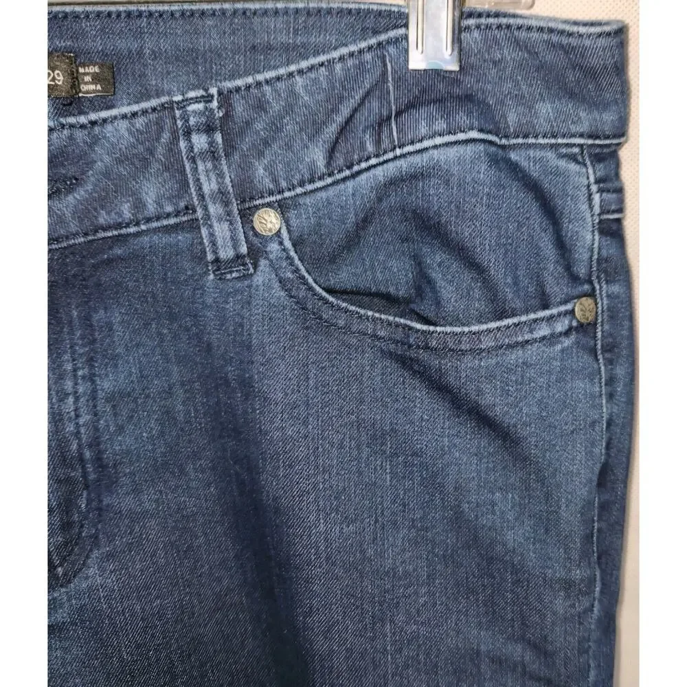 Prana Women 8/29 Skinny Jeans Denim Pants Indigo EUC